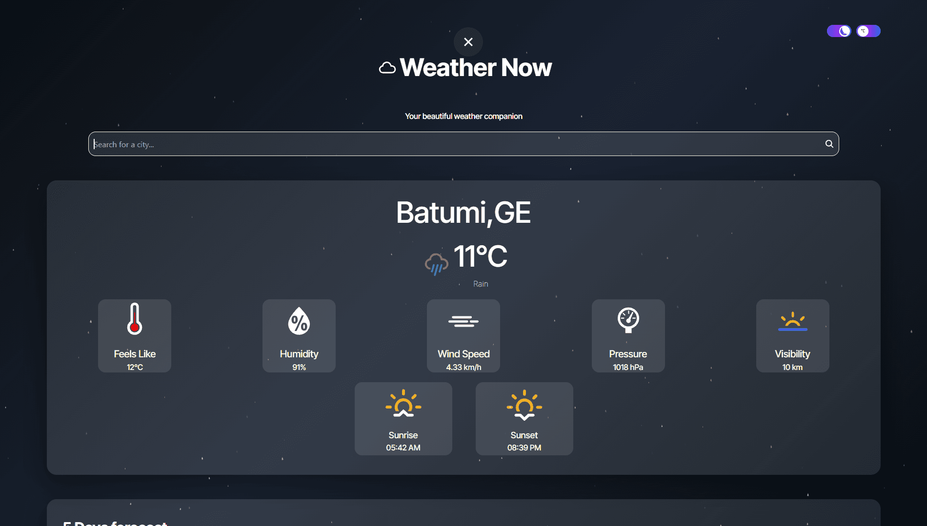 Weather App